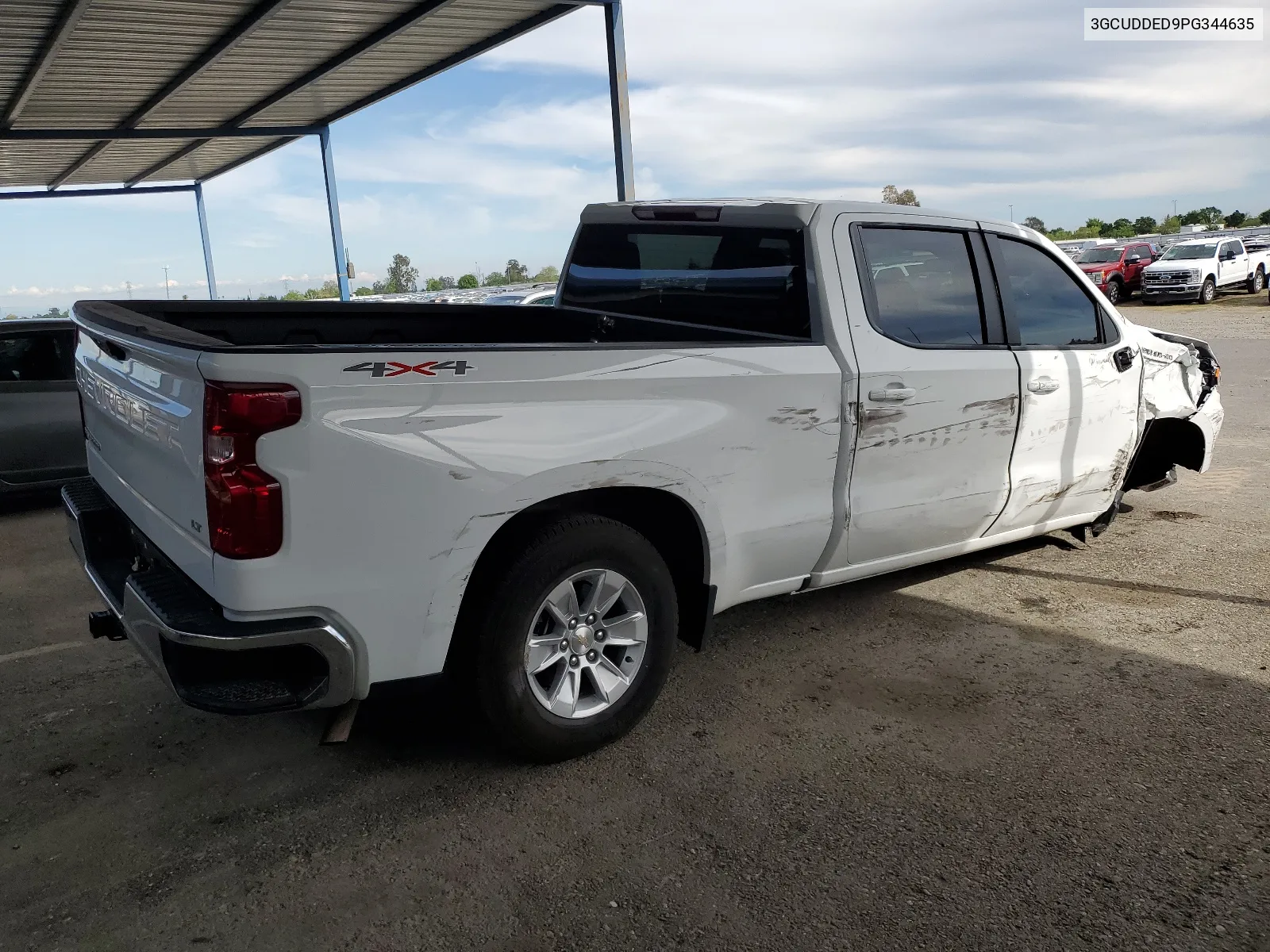 2023 Chevrolet Silverado K1500 Lt VIN: 3GCUDDED9PG344635 Lot: 51628704