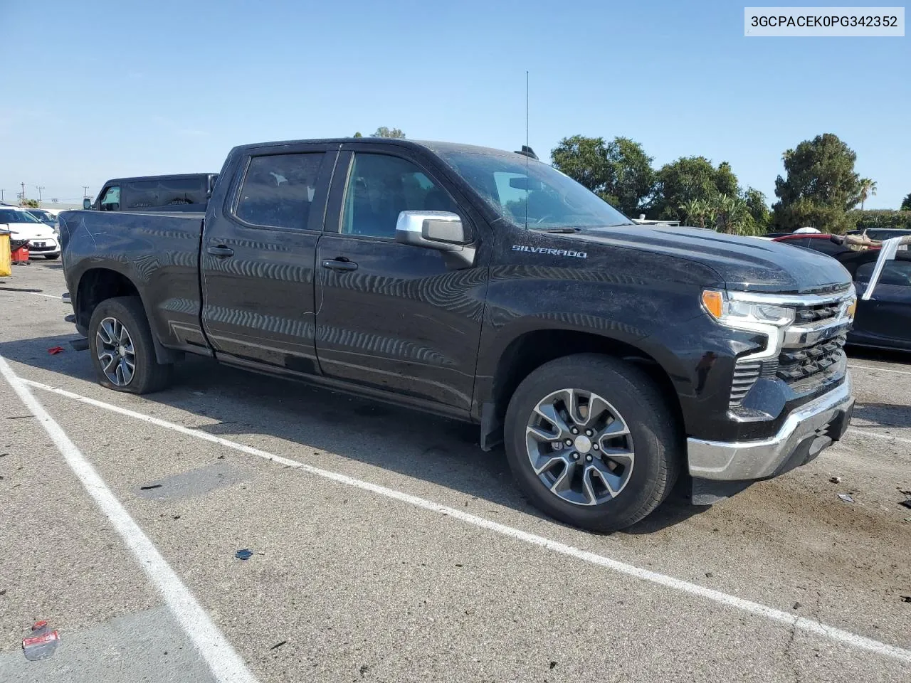 2023 Chevrolet Silverado C1500 Lt VIN: 3GCPACEK0PG342352 Lot: 64611404