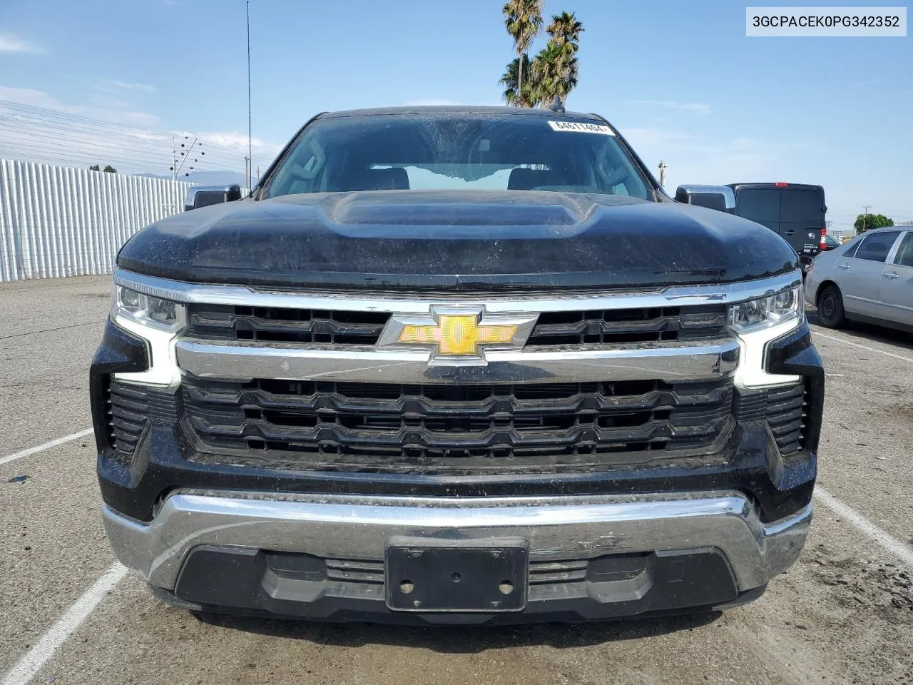 2023 Chevrolet Silverado C1500 Lt VIN: 3GCPACEK0PG342352 Lot: 64611404