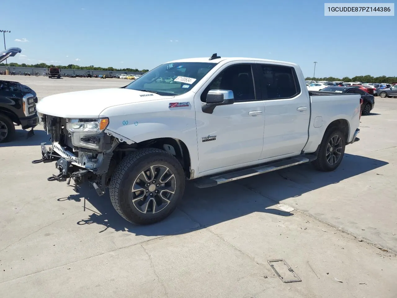 2023 Chevrolet Silverado K1500 Lt VIN: 1GCUDDE87PZ144386 Lot: 67100634