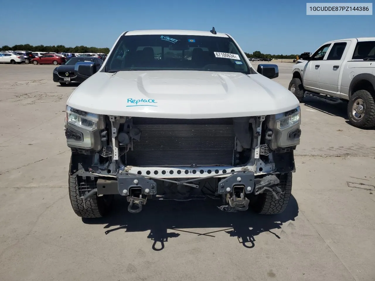 2023 Chevrolet Silverado K1500 Lt VIN: 1GCUDDE87PZ144386 Lot: 67100634