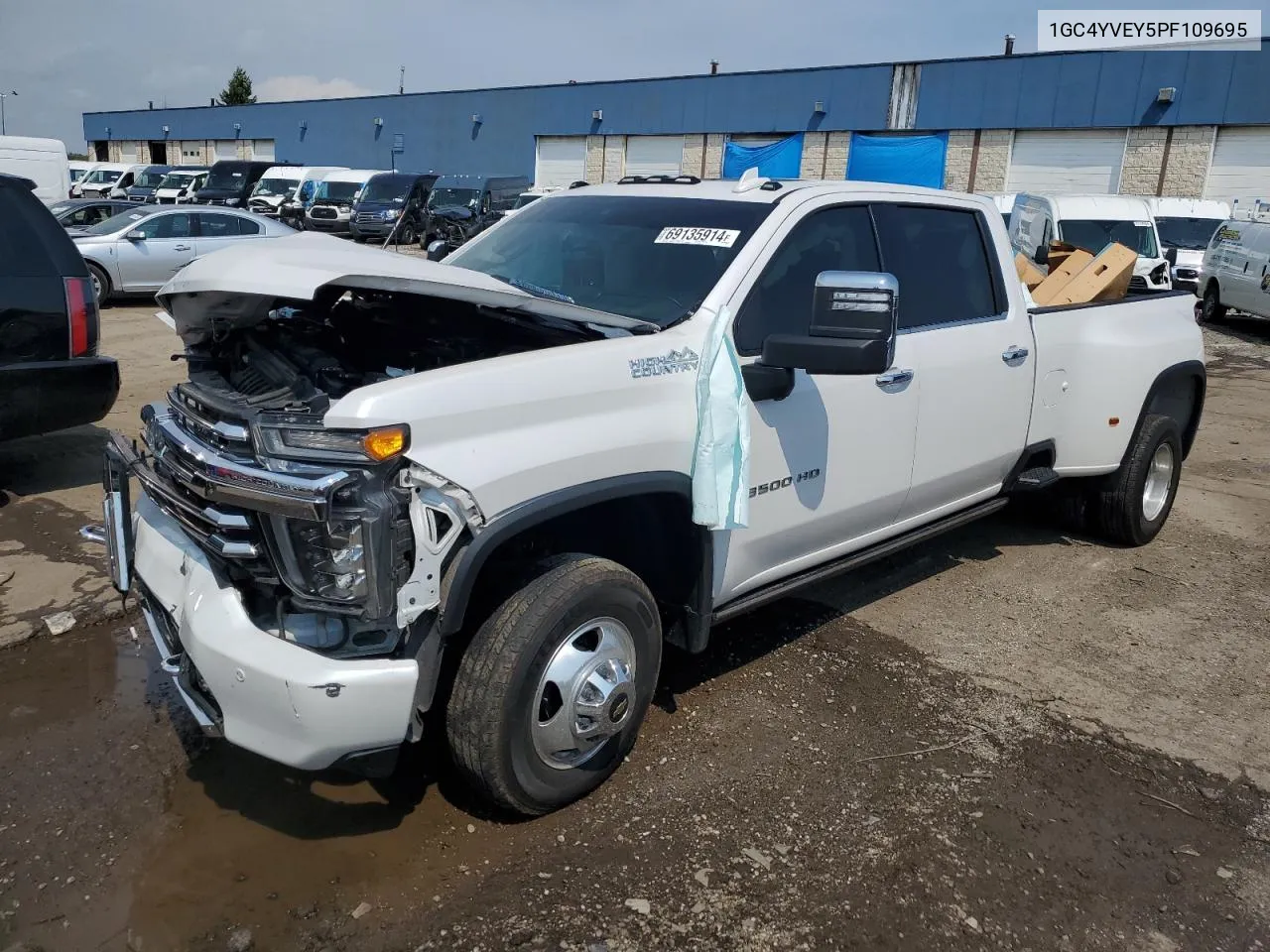 2023 Chevrolet Silverado K3500 High Country VIN: 1GC4YVEY5PF109695 Lot: 69135914