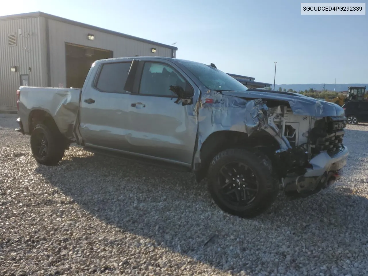 2023 Chevrolet Silverado K1500 Trail Boss Custom VIN: 3GCUDCED4PG292339 Lot: 70334504