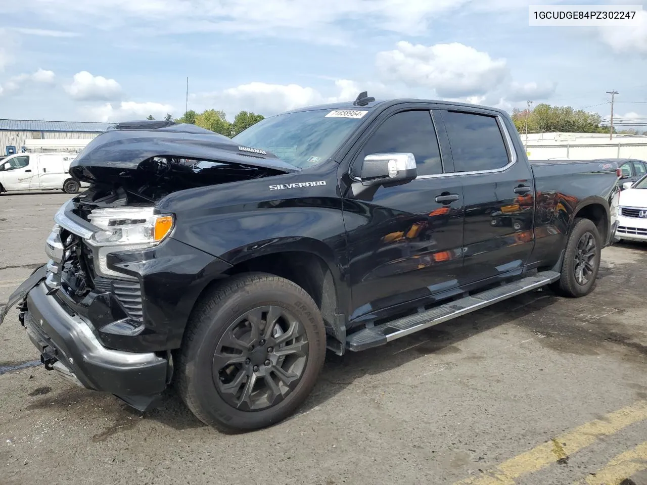 2023 Chevrolet Silverado K1500 Ltz VIN: 1GCUDGE84PZ302247 Lot: 71858954