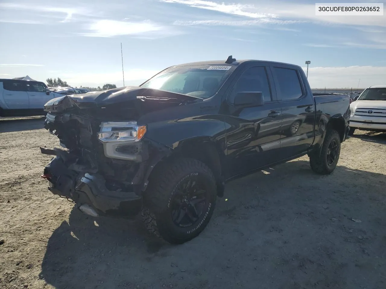 2023 Chevrolet Silverado K1500 Lt Trail Boss VIN: 3GCUDFE80PG263652 Lot: 72004854