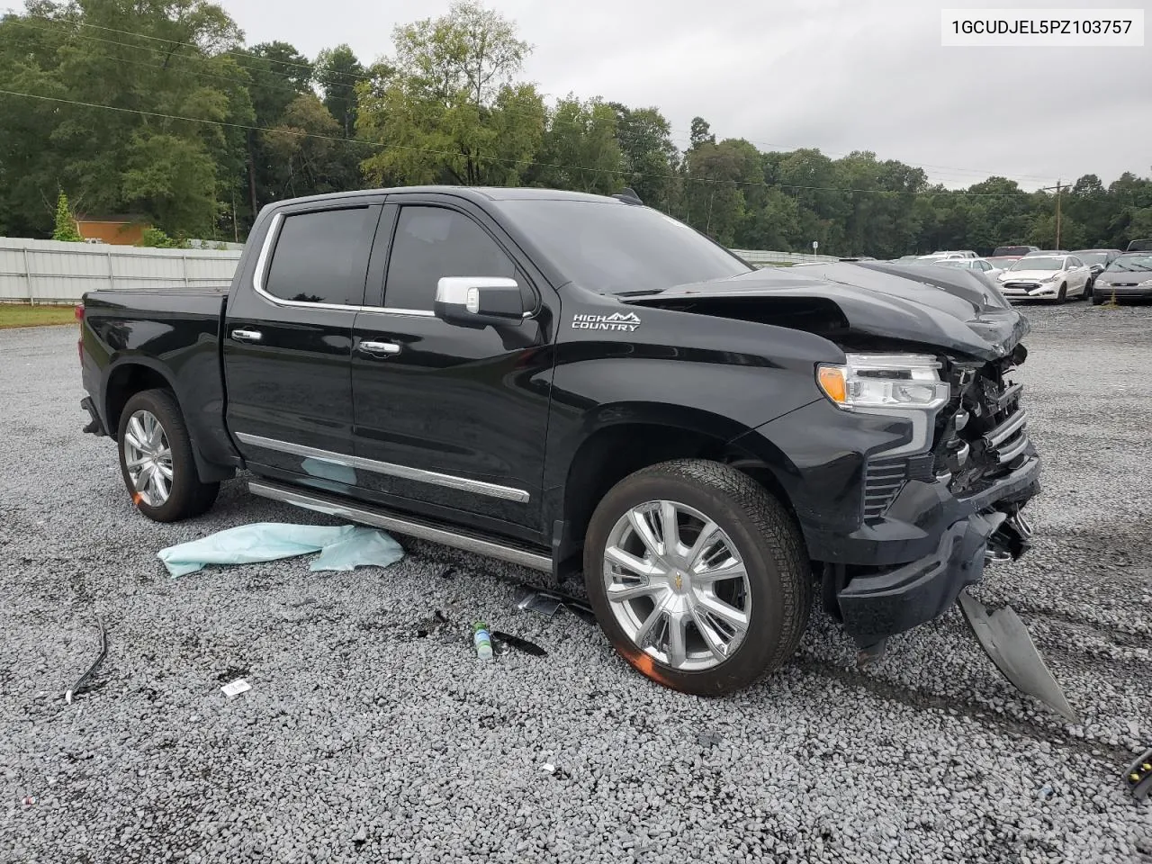 2023 Chevrolet Silverado K1500 High Country VIN: 1GCUDJEL5PZ103757 Lot: 72018714