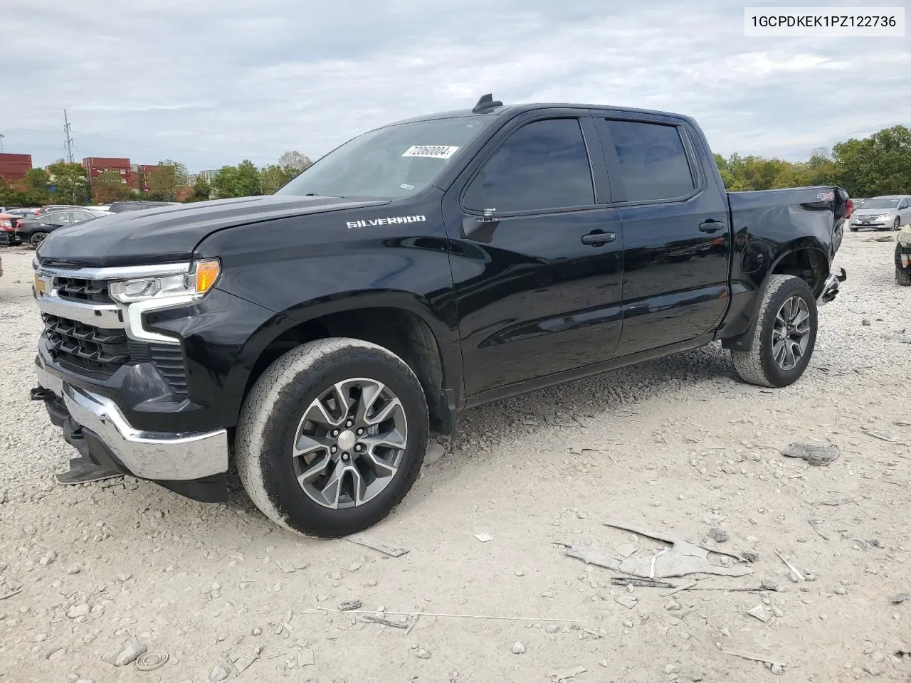 2023 Chevrolet Silverado K1500 Lt-L VIN: 1GCPDKEK1PZ122736 Lot: 72060004