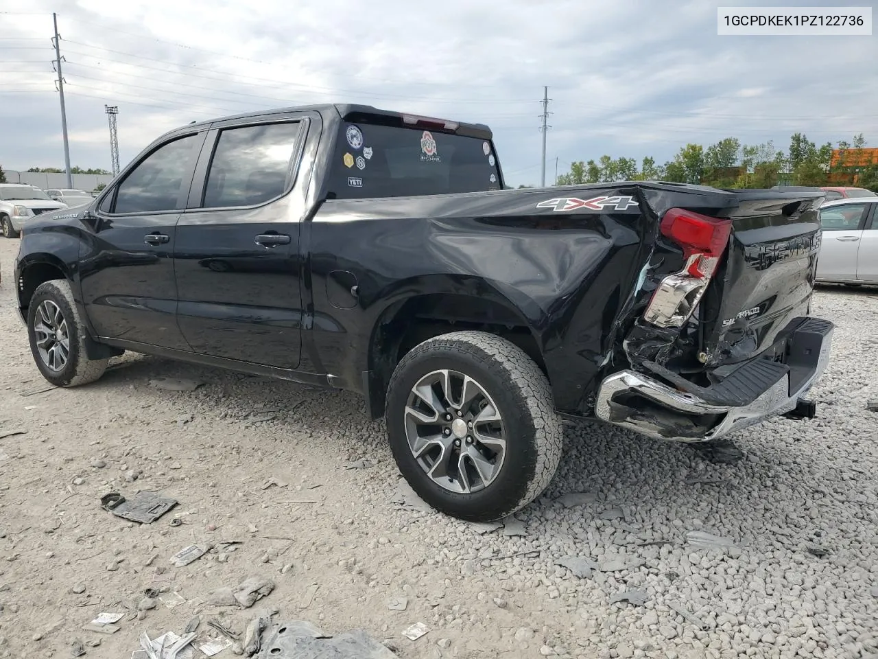 2023 Chevrolet Silverado K1500 Lt-L VIN: 1GCPDKEK1PZ122736 Lot: 72060004