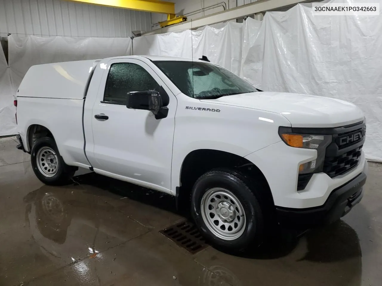 2023 Chevrolet Silverado C1500 VIN: 3GCNAAEK1PG342663 Lot: 72343904