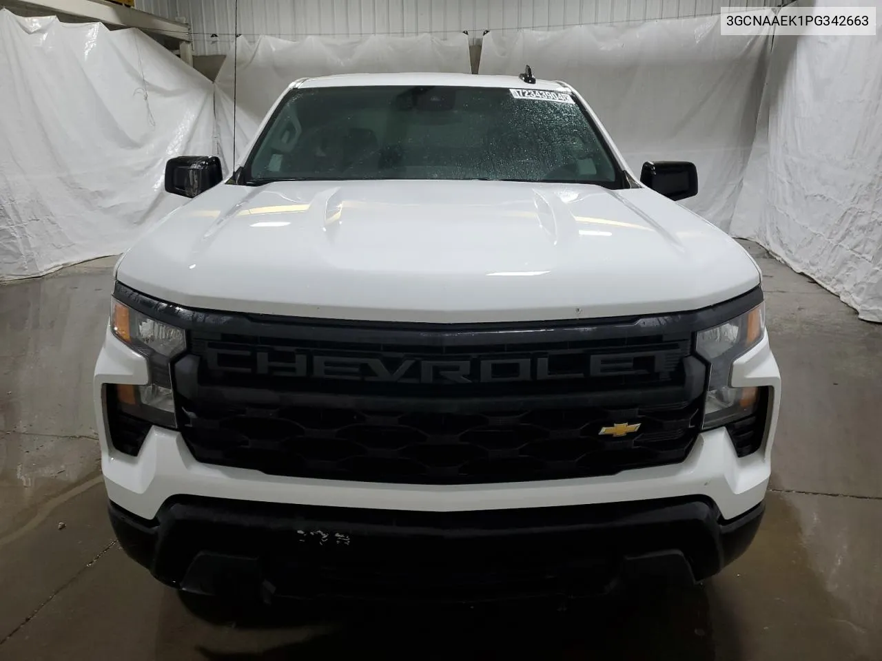 2023 Chevrolet Silverado C1500 VIN: 3GCNAAEK1PG342663 Lot: 72343904