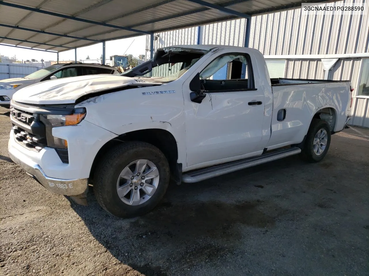 2023 Chevrolet Silverado C1500 VIN: 3GCNAAED1PG288590 Lot: 72749194