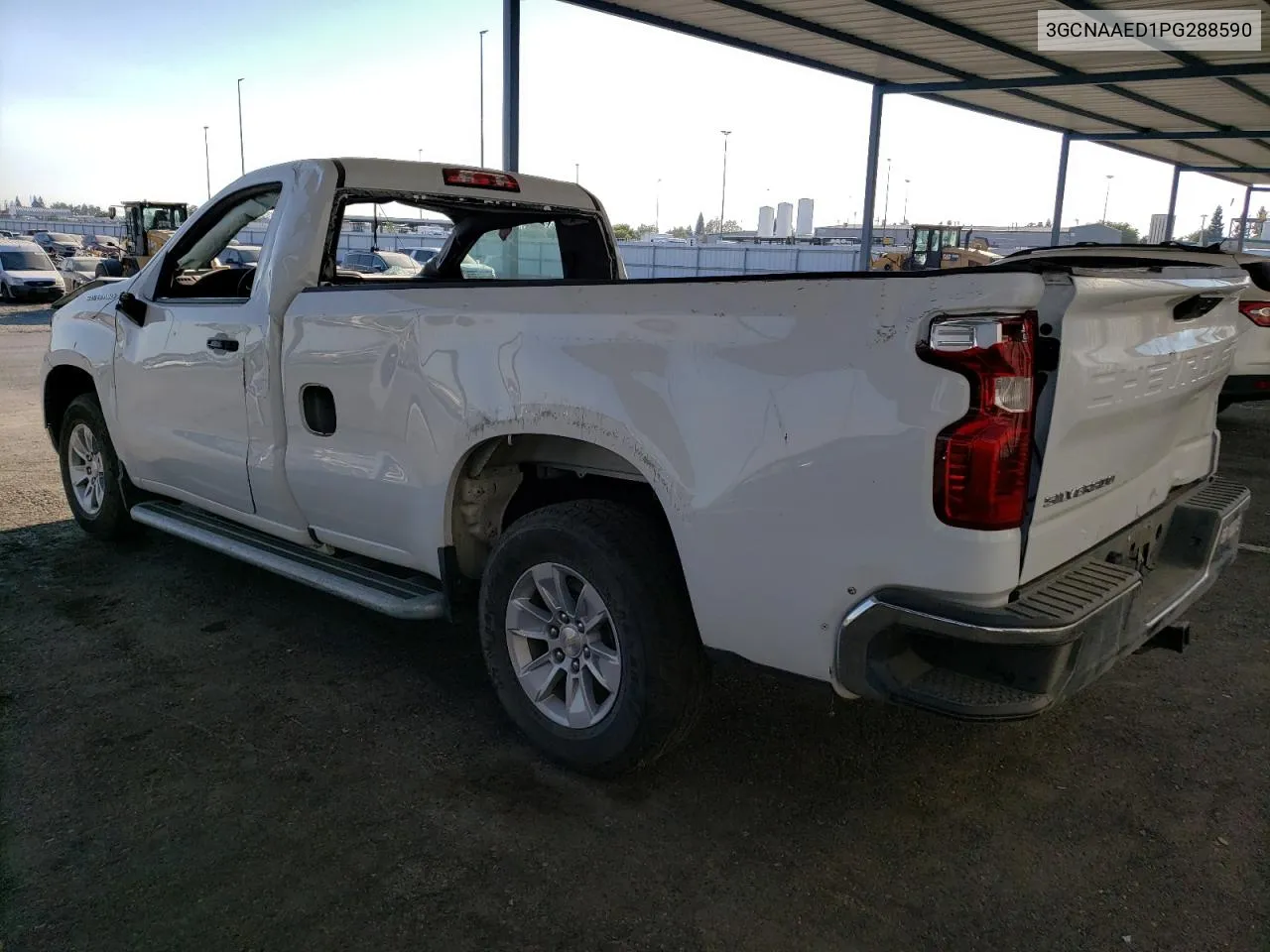 2023 Chevrolet Silverado C1500 VIN: 3GCNAAED1PG288590 Lot: 72749194