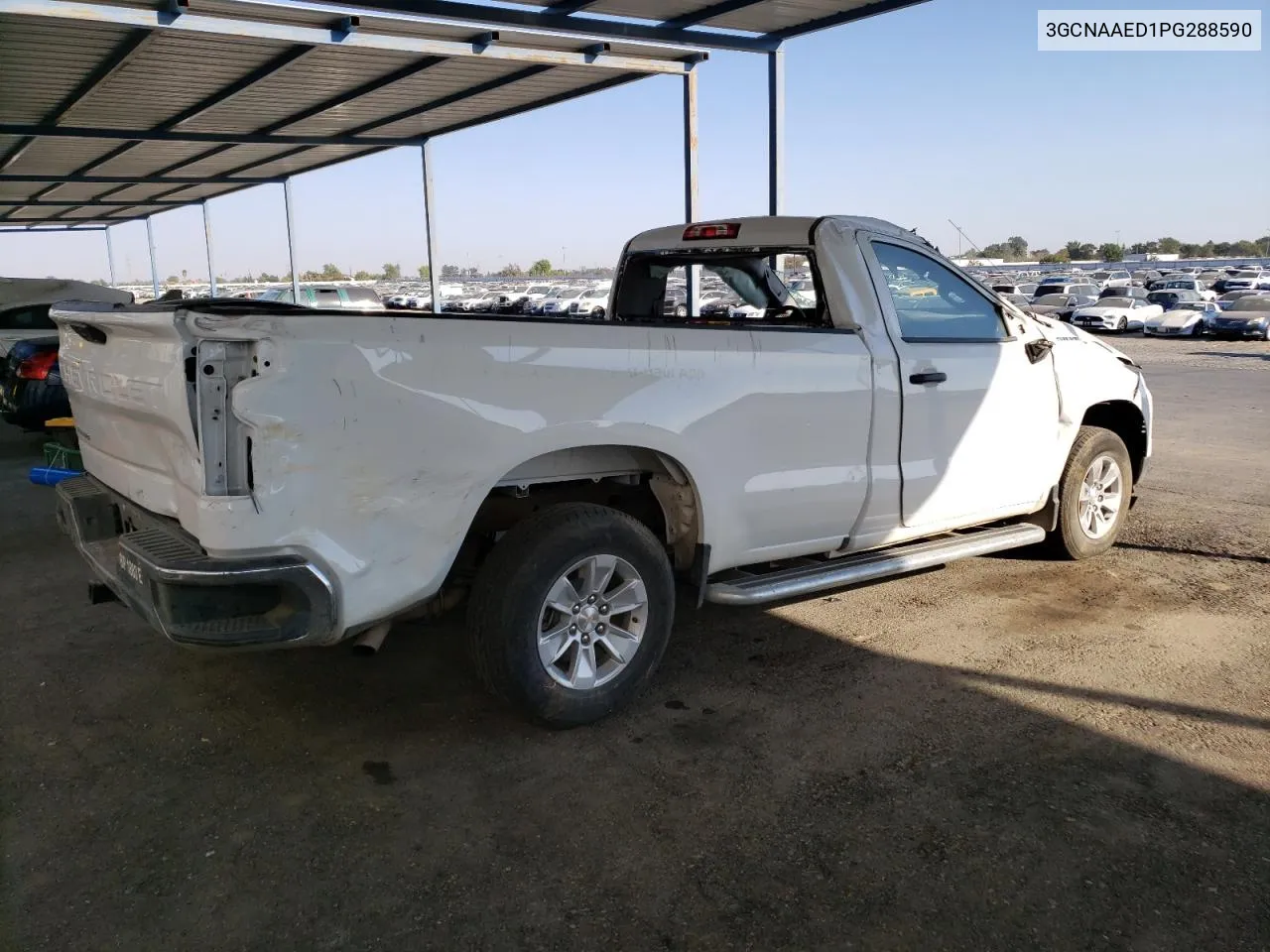 2023 Chevrolet Silverado C1500 VIN: 3GCNAAED1PG288590 Lot: 72749194