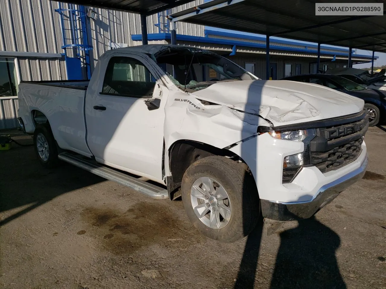 2023 Chevrolet Silverado C1500 VIN: 3GCNAAED1PG288590 Lot: 72749194