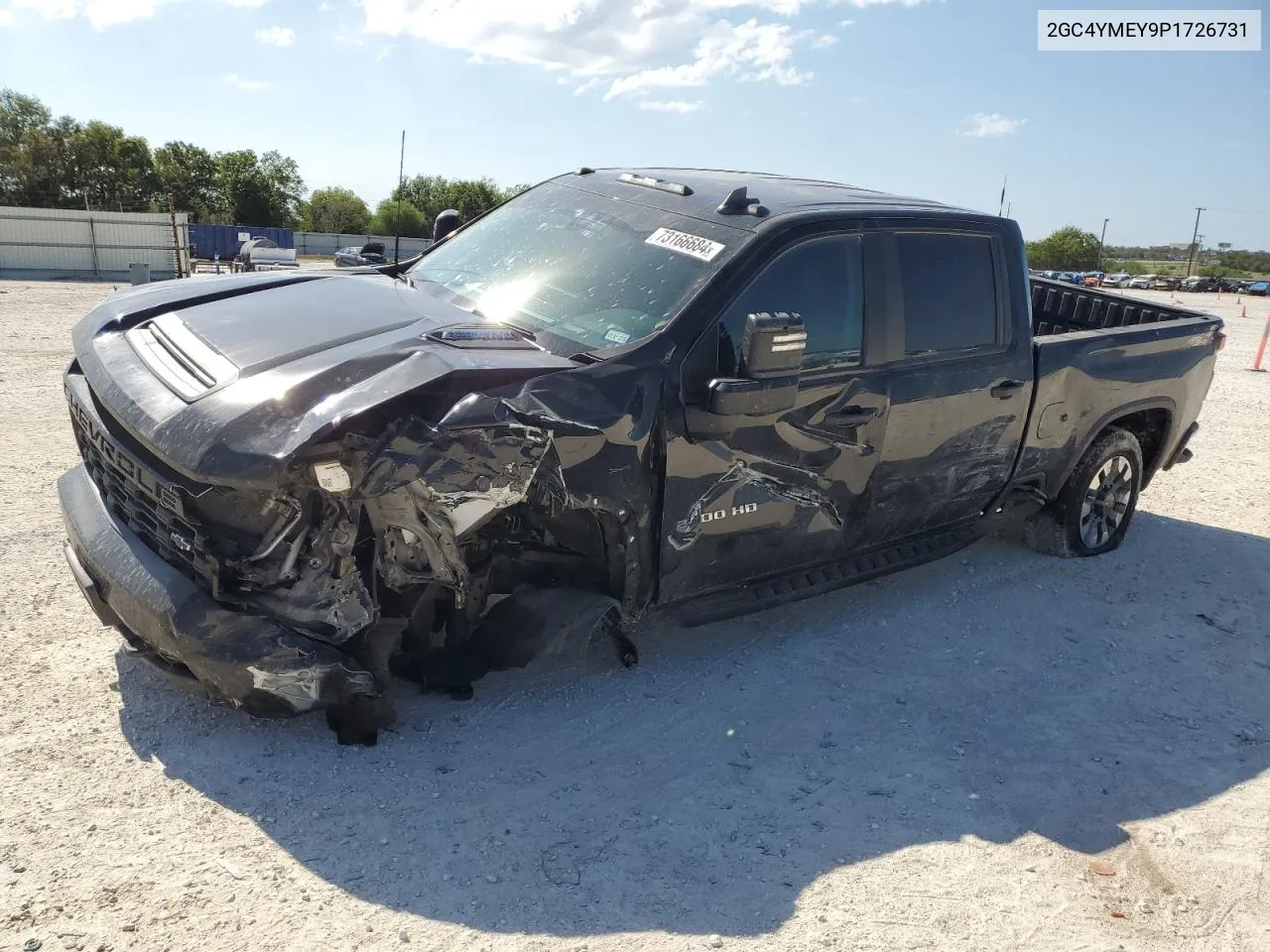 2023 Chevrolet Silverado K2500 Custom VIN: 2GC4YMEY9P1726731 Lot: 73166684