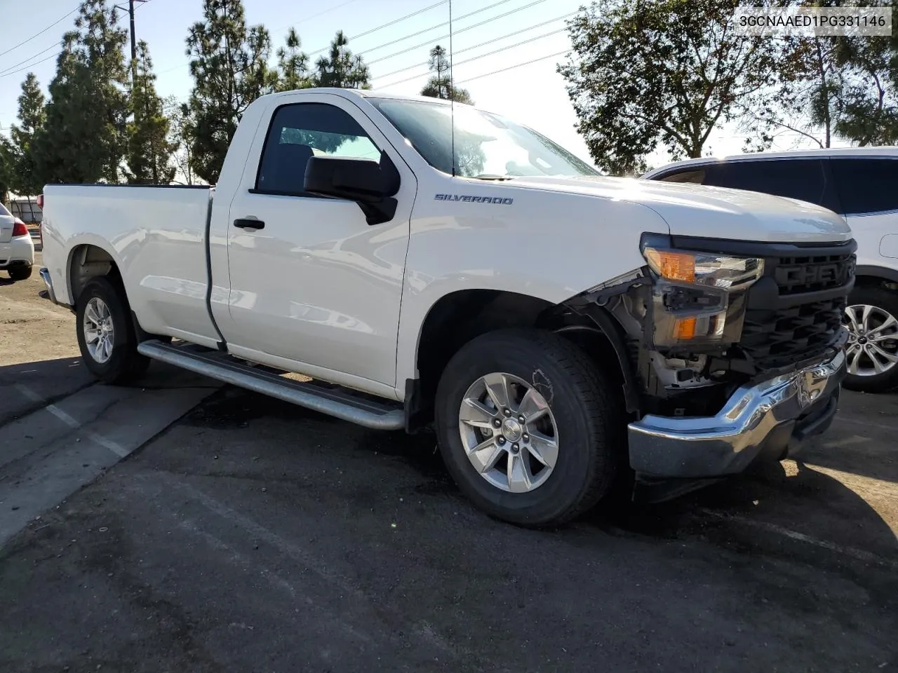 2023 Chevrolet Silverado C1500 VIN: 3GCNAAED1PG331146 Lot: 73247944