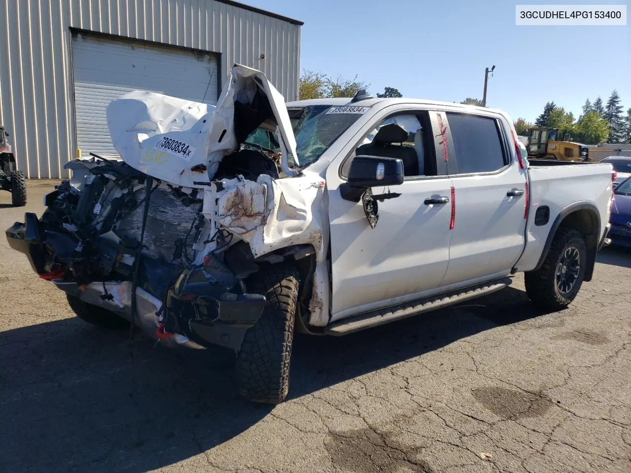 2023 Chevrolet Silverado K1500 Zr2 VIN: 3GCUDHEL4PG153400 Lot: 73603834