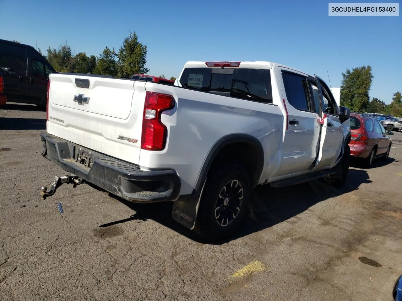 2023 Chevrolet Silverado K1500 Zr2 VIN: 3GCUDHEL4PG153400 Lot: 73603834