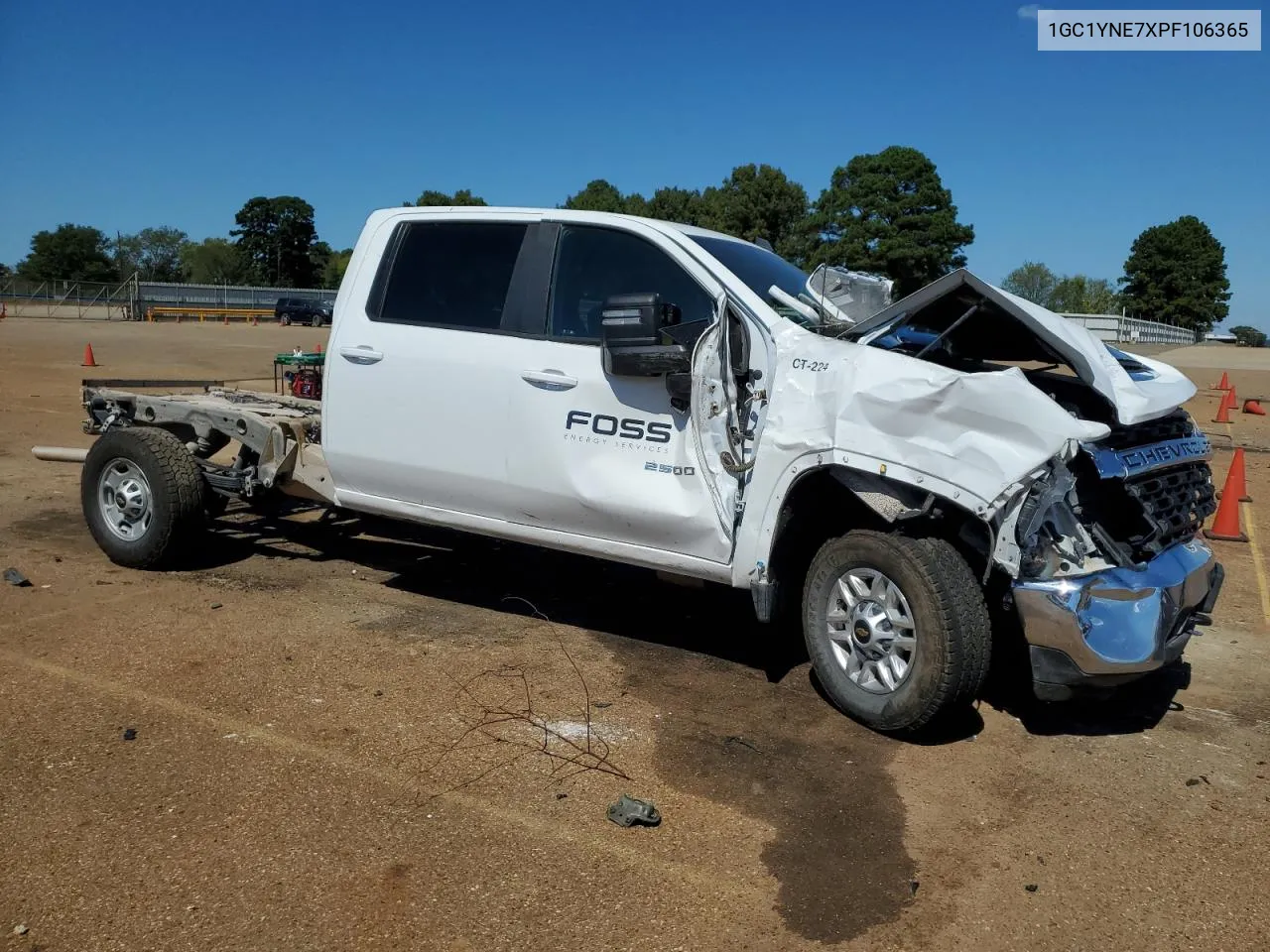 2023 Chevrolet Silverado K2500 Heavy Duty Lt VIN: 1GC1YNE7XPF106365 Lot: 73725374