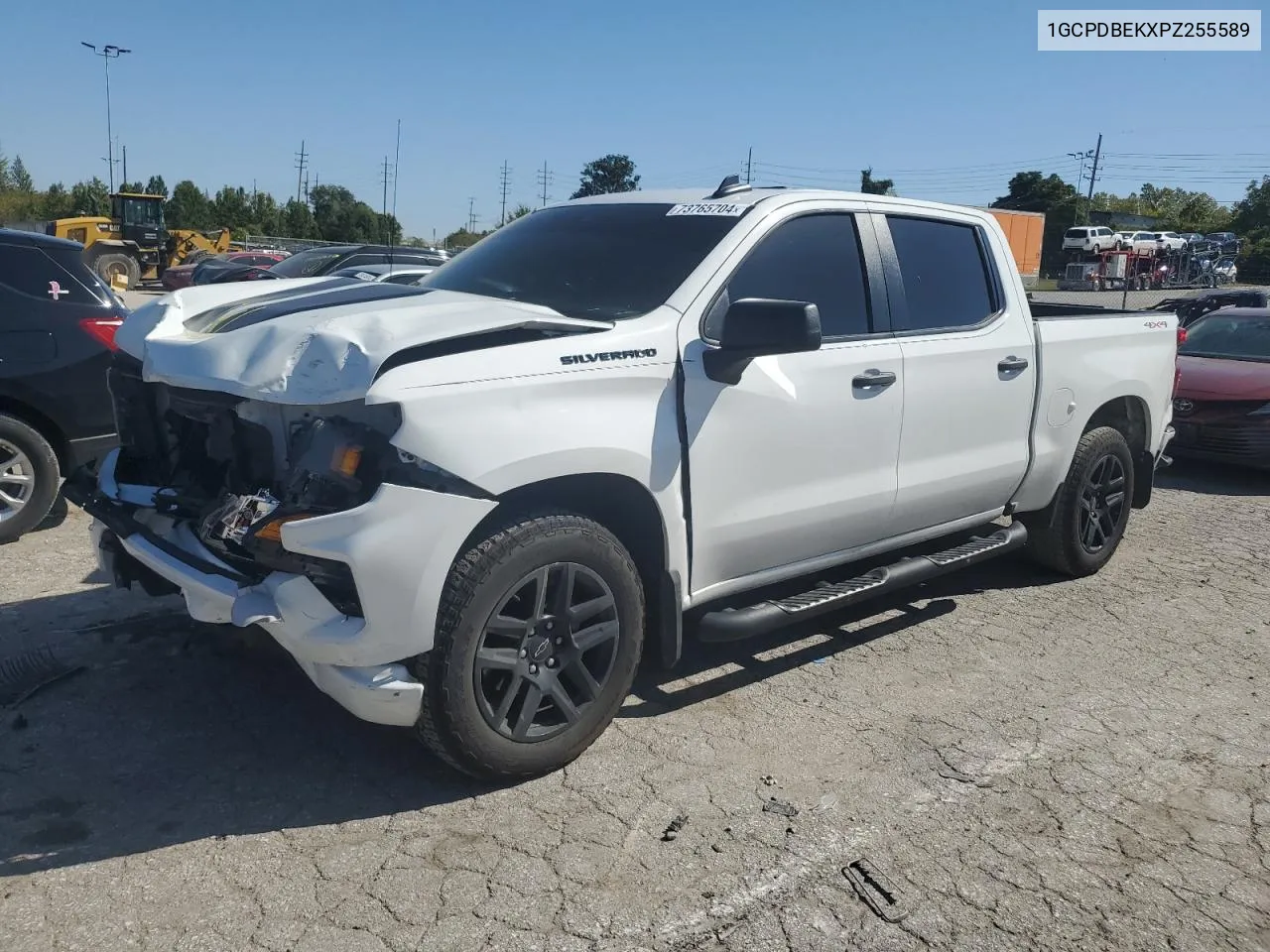 2023 Chevrolet Silverado K1500 Custom VIN: 1GCPDBEKXPZ255589 Lot: 73765704