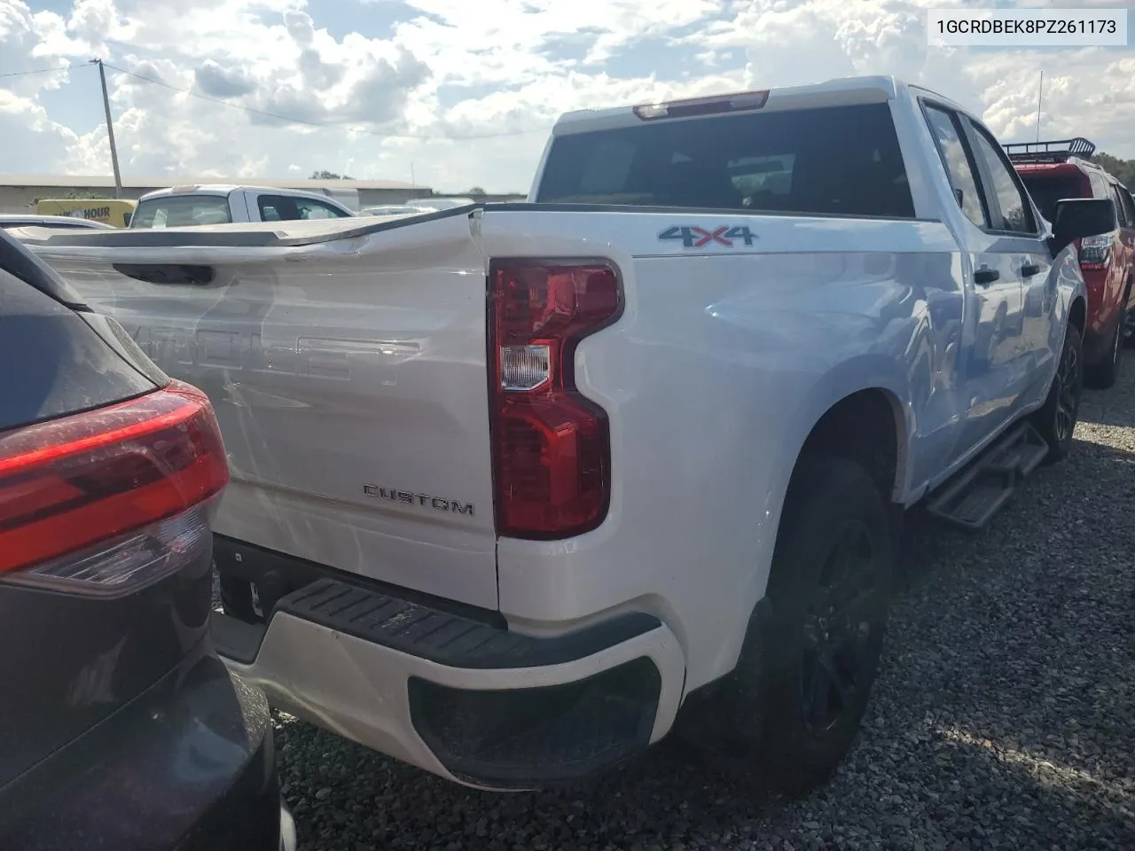 2023 Chevrolet Silverado K1500 Custom VIN: 1GCRDBEK8PZ261173 Lot: 73838914