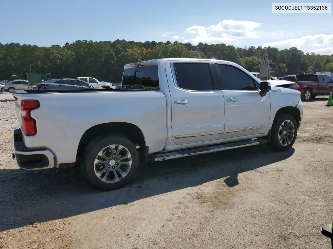 2023 Chevrolet Silverado K1500 High Country VIN: 3GCUDJEL1PG352136 Lot: 73983374