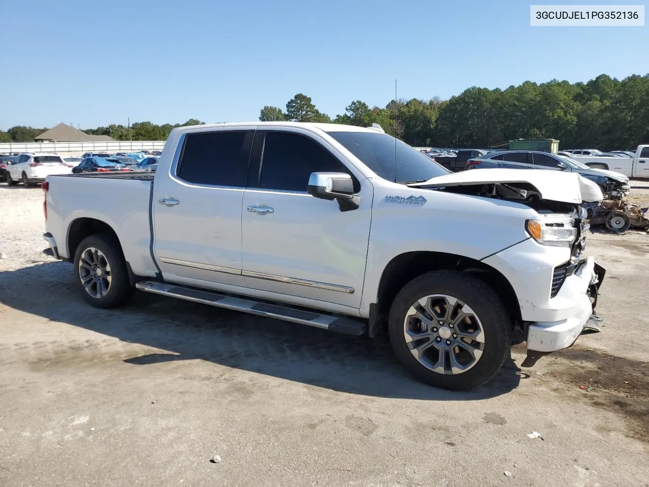 2023 Chevrolet Silverado K1500 High Country VIN: 3GCUDJEL1PG352136 Lot: 73983374