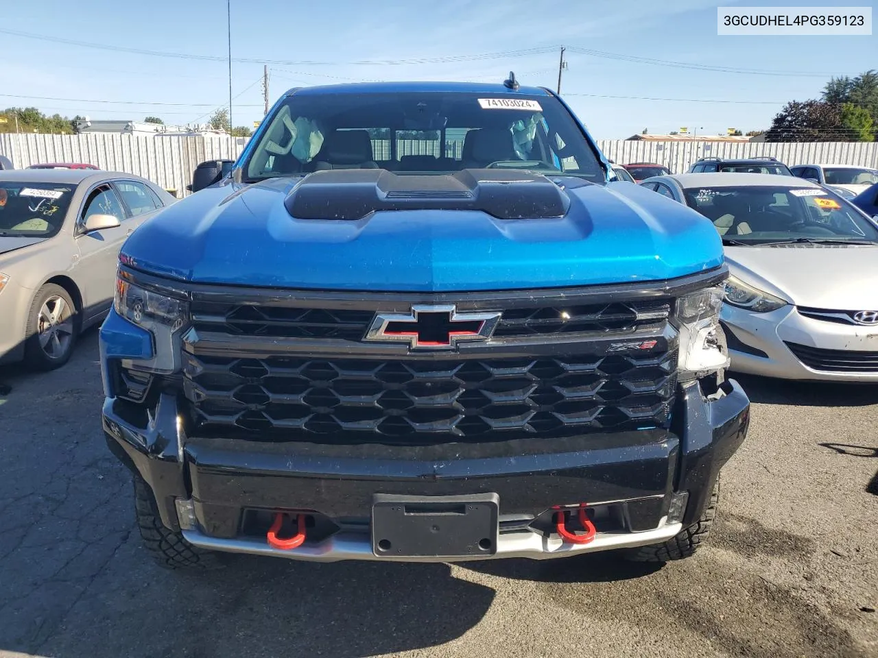 2023 Chevrolet Silverado K1500 Zr2 VIN: 3GCUDHEL4PG359123 Lot: 74103024