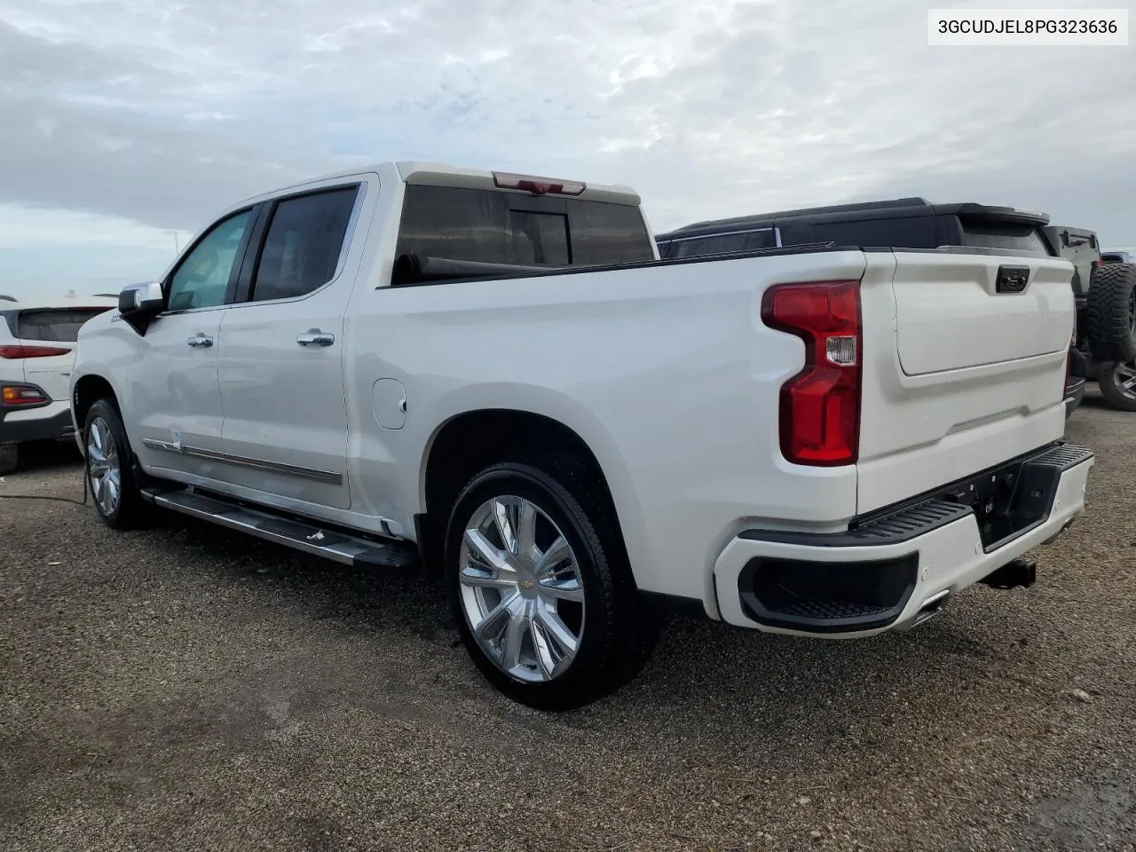 2023 Chevrolet Silverado K1500 High Country VIN: 3GCUDJEL8PG323636 Lot: 75056184