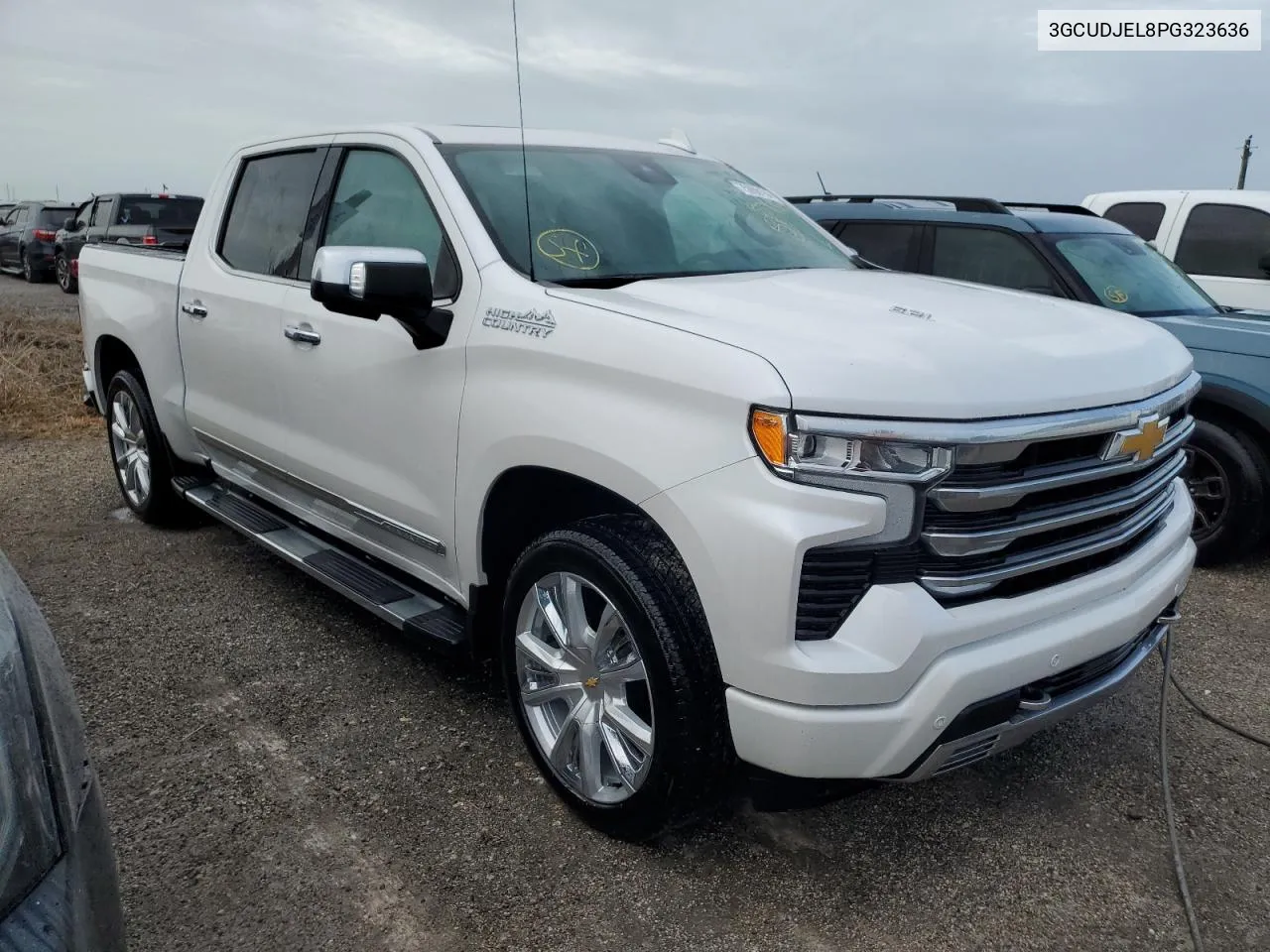 2023 Chevrolet Silverado K1500 High Country VIN: 3GCUDJEL8PG323636 Lot: 75056184