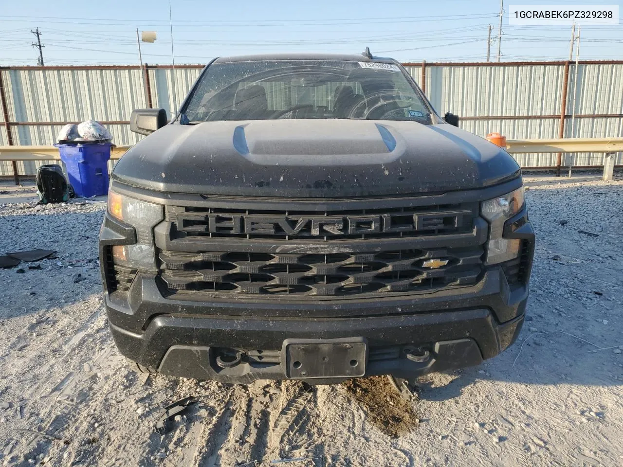 2023 Chevrolet Silverado C1500 Custom VIN: 1GCRABEK6PZ329298 Lot: 75296024