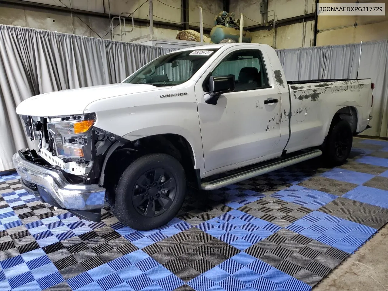 2023 Chevrolet Silverado C1500 VIN: 3GCNAAEDXPG317729 Lot: 78197394