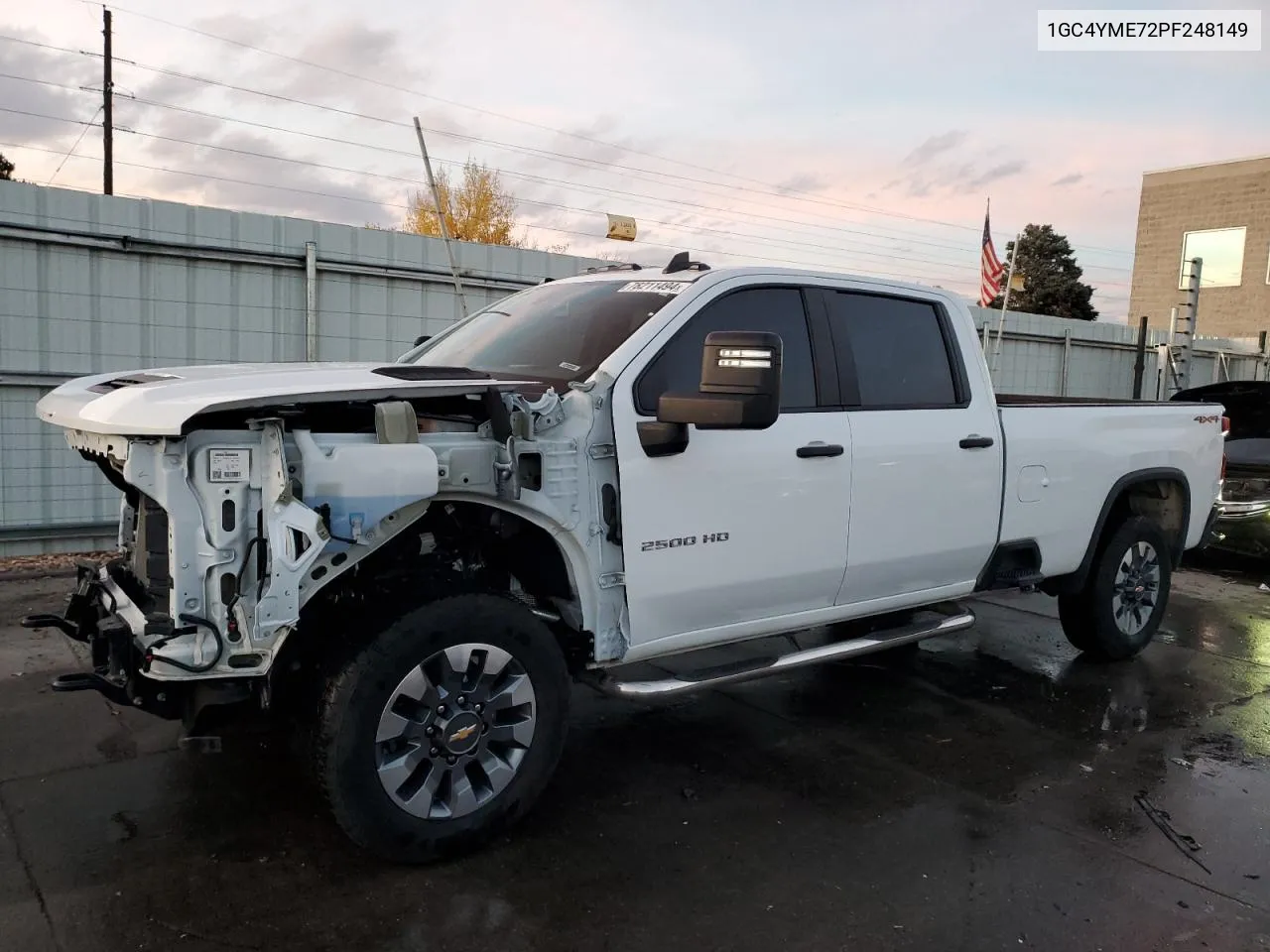 2023 Chevrolet Silverado K2500 Custom VIN: 1GC4YME72PF248149 Lot: 78211494