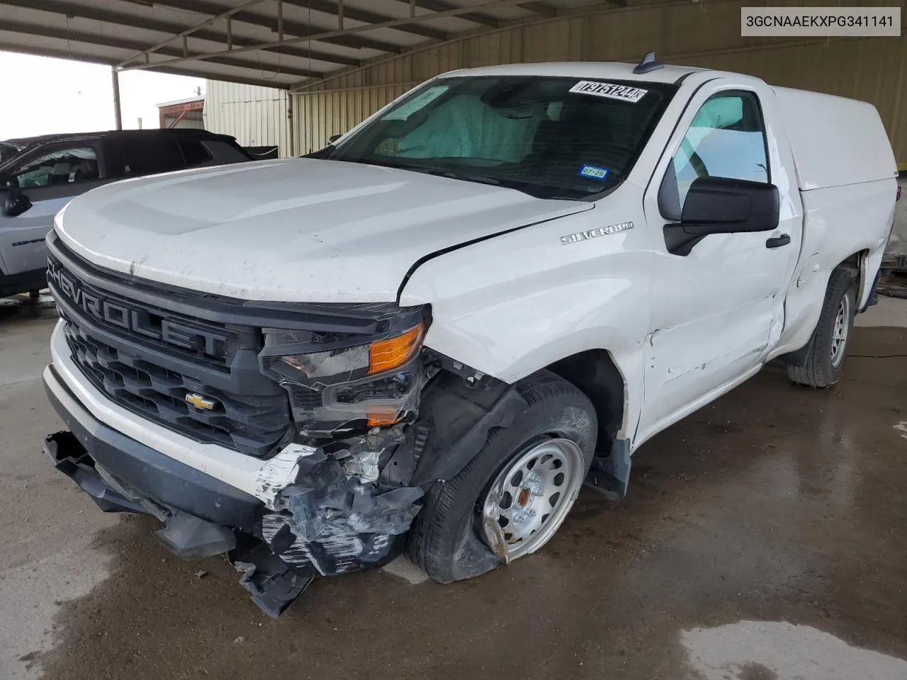 2023 Chevrolet Silverado C1500 VIN: 3GCNAAEKXPG341141 Lot: 79751244