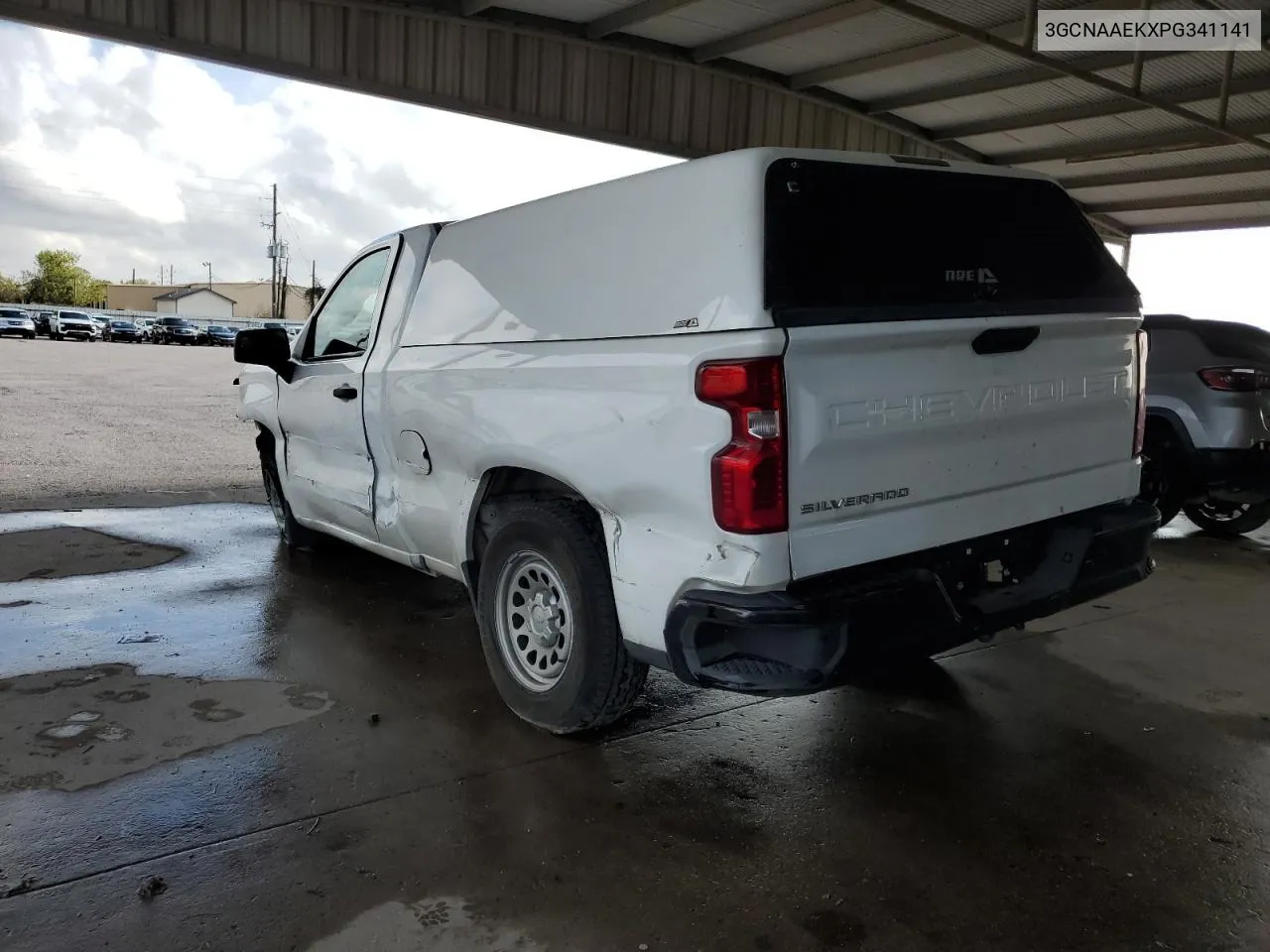 2023 Chevrolet Silverado C1500 VIN: 3GCNAAEKXPG341141 Lot: 79751244