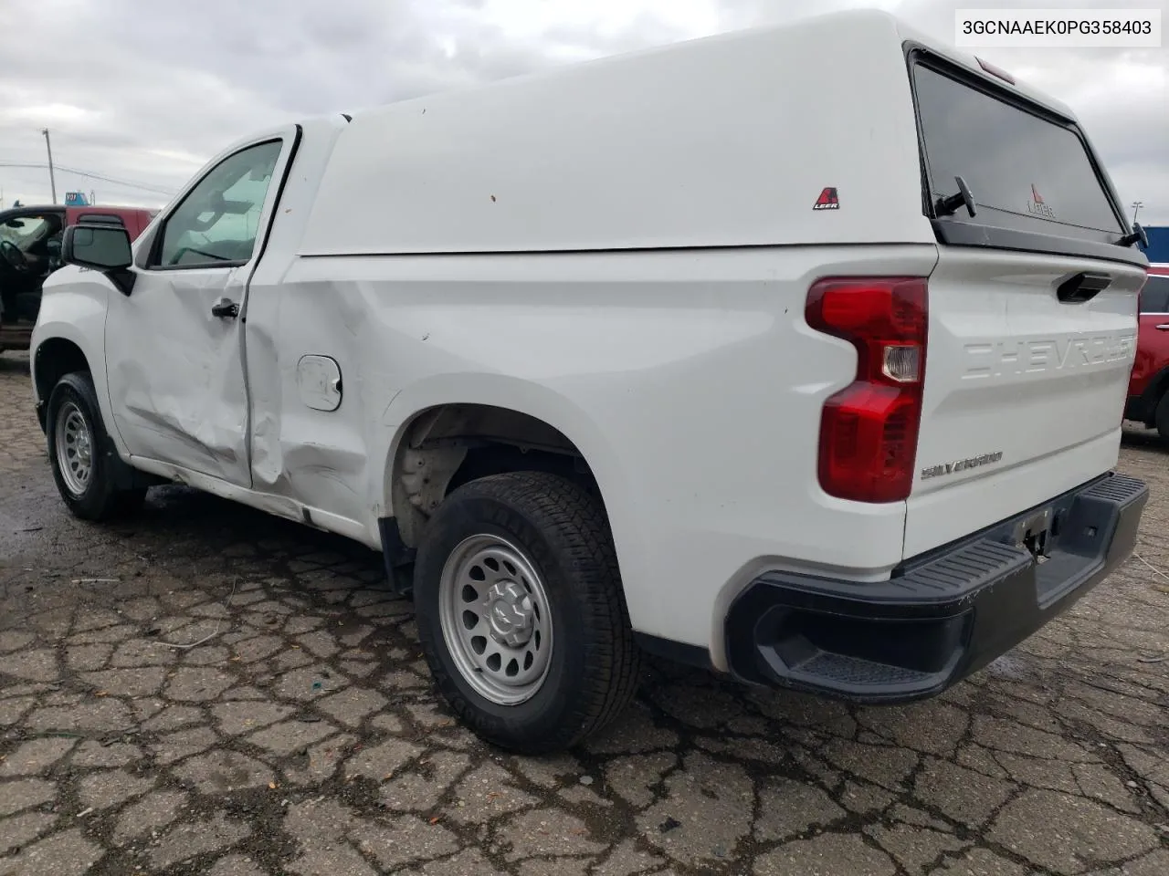 2023 Chevrolet Silverado C1500 VIN: 3GCNAAEK0PG358403 Lot: 80291014