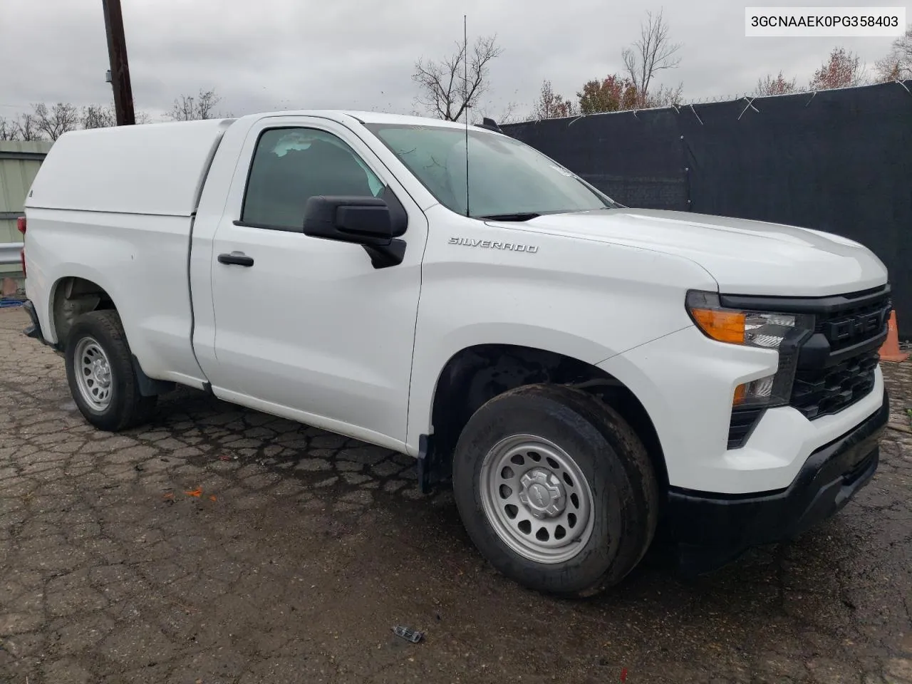 2023 Chevrolet Silverado C1500 VIN: 3GCNAAEK0PG358403 Lot: 80291014