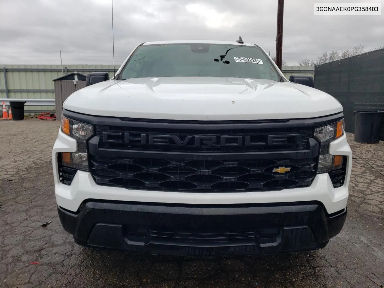 2023 Chevrolet Silverado C1500 VIN: 3GCNAAEK0PG358403 Lot: 80291014