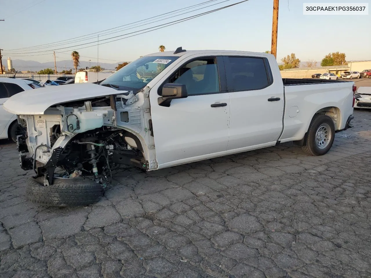 2023 Chevrolet Silverado C1500 VIN: 3GCPAAEK1PG356037 Lot: 80302724