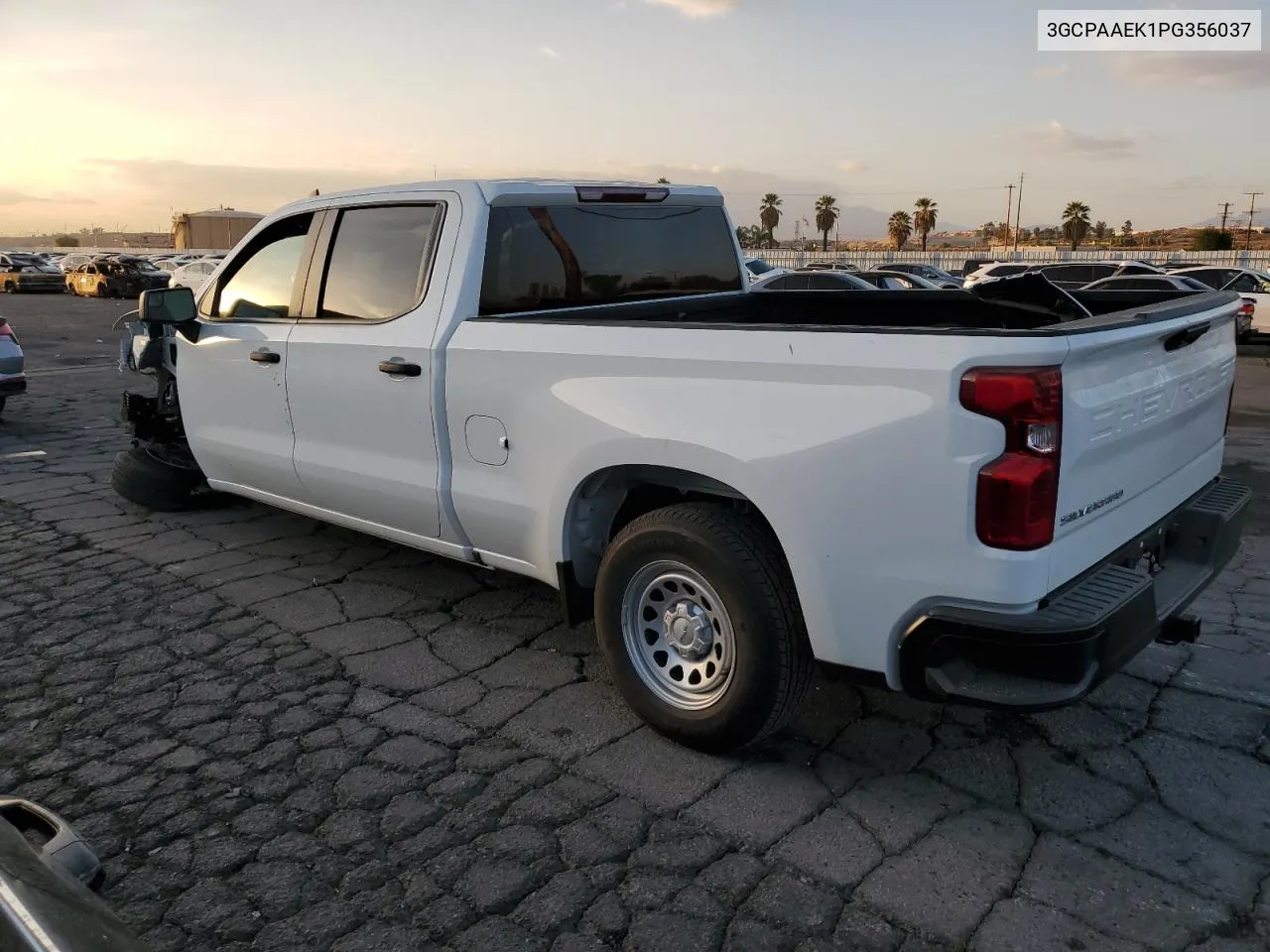 2023 Chevrolet Silverado C1500 VIN: 3GCPAAEK1PG356037 Lot: 80302724