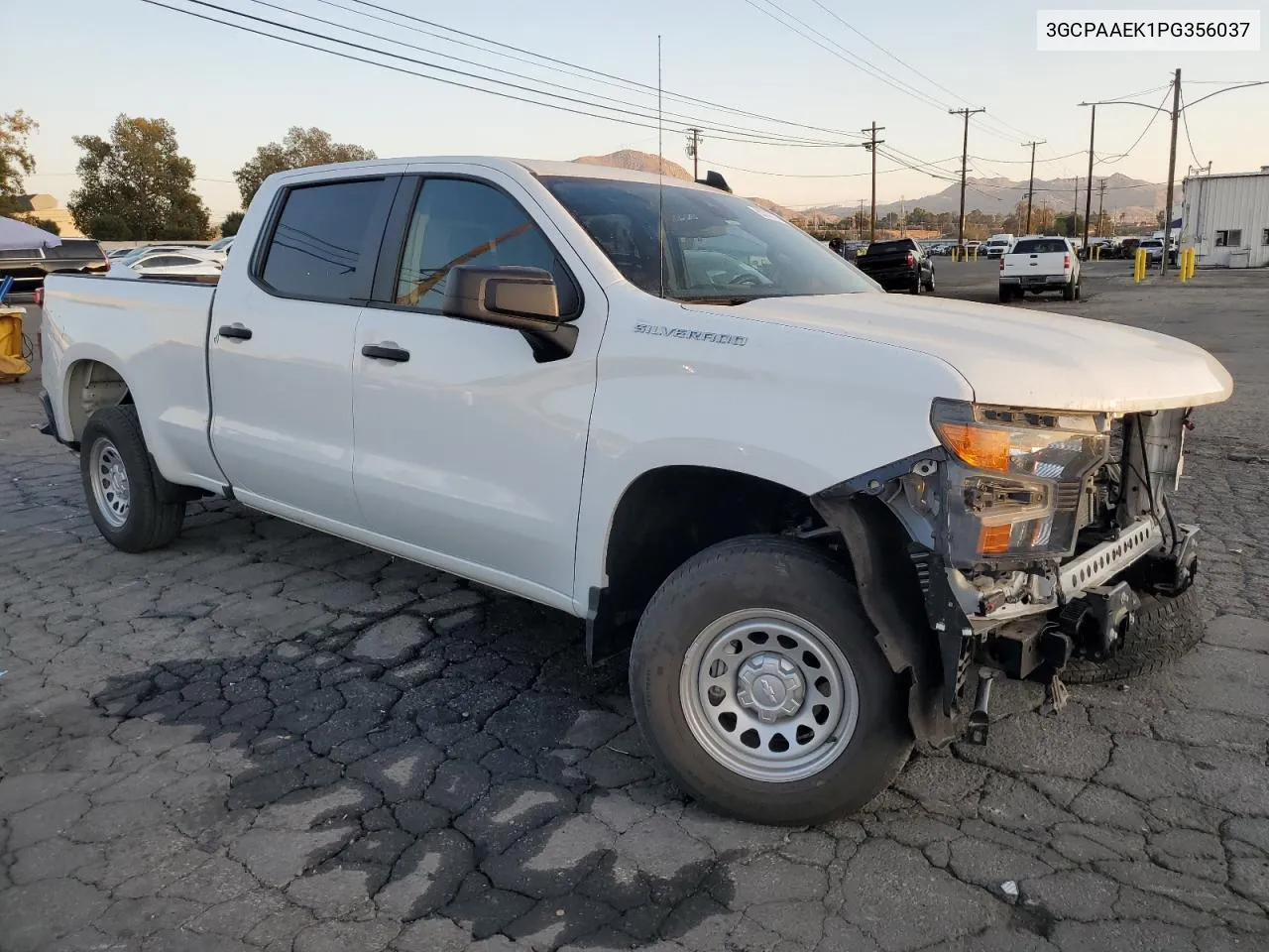 2023 Chevrolet Silverado C1500 VIN: 3GCPAAEK1PG356037 Lot: 80302724