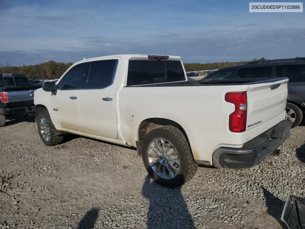 2023 Chevrolet Silverado K1500 Ltz VIN: 2GCUDGED5P1102886 Lot: 80363564