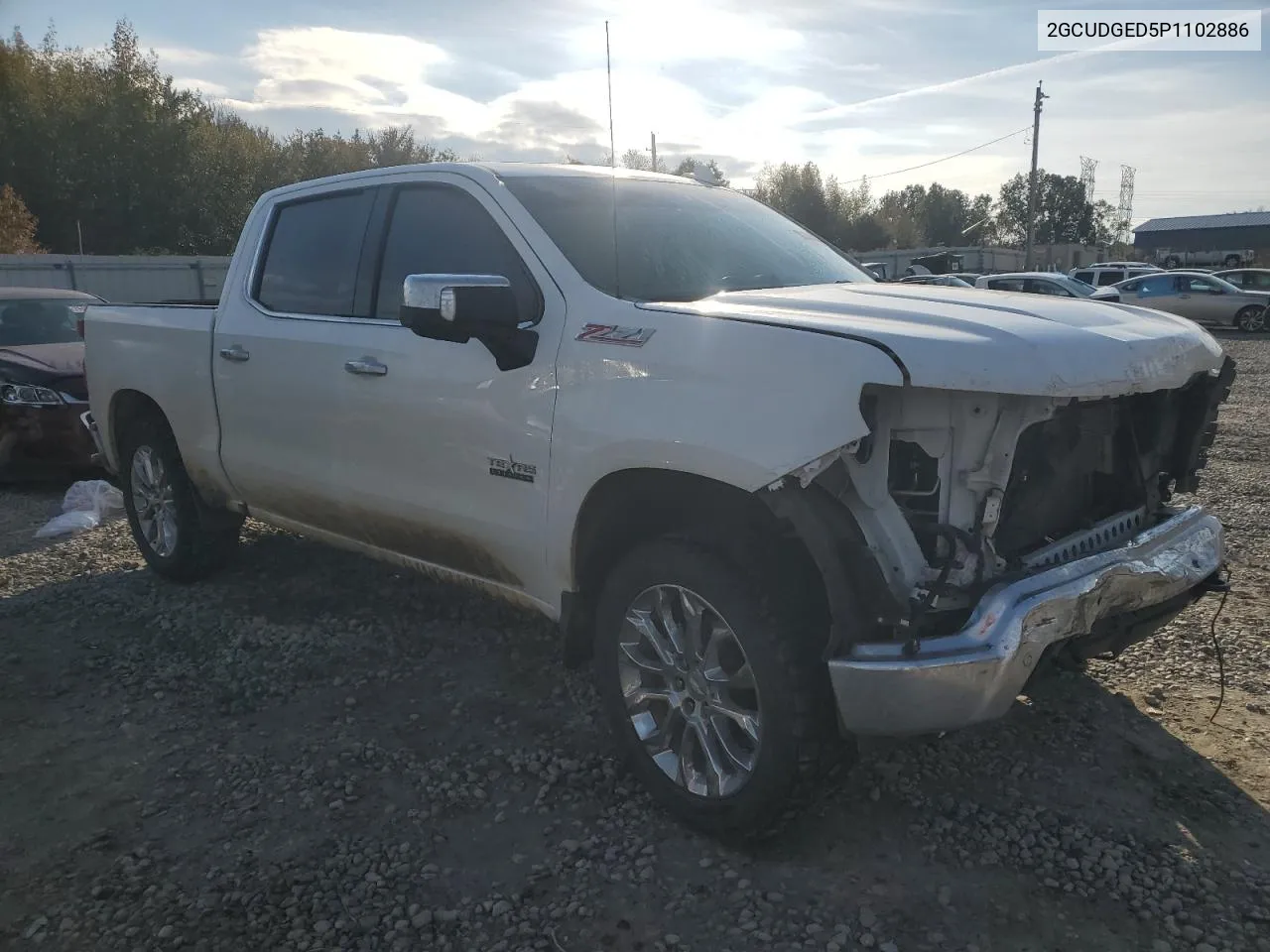 2023 Chevrolet Silverado K1500 Ltz VIN: 2GCUDGED5P1102886 Lot: 80363564