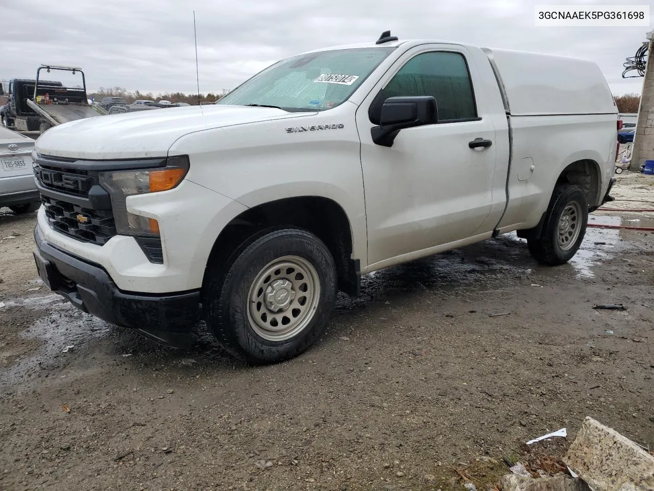 2023 Chevrolet Silverado C1500 VIN: 3GCNAAEK5PG361698 Lot: 80752074