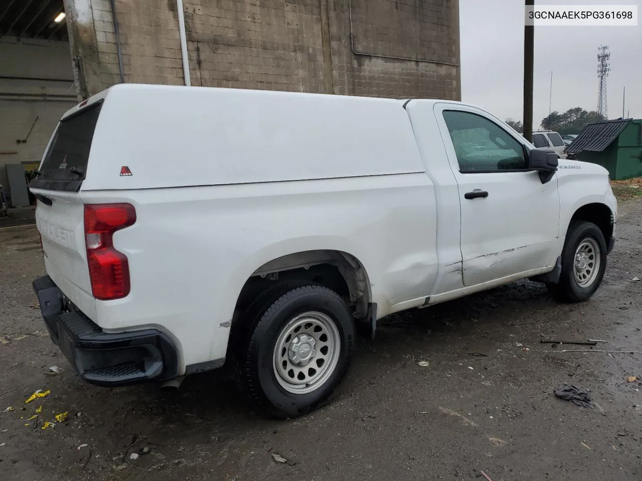 2023 Chevrolet Silverado C1500 VIN: 3GCNAAEK5PG361698 Lot: 80752074