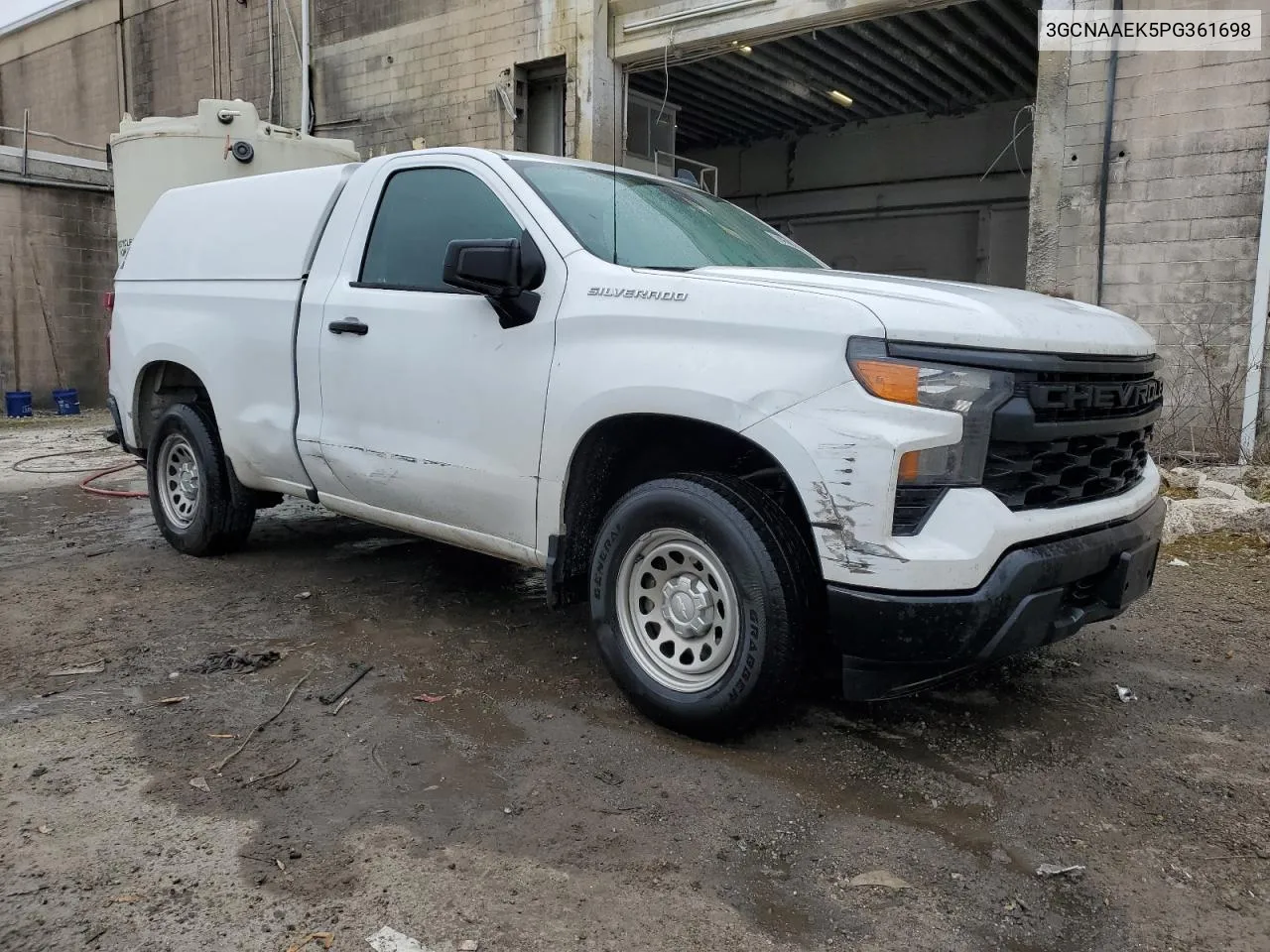 2023 Chevrolet Silverado C1500 VIN: 3GCNAAEK5PG361698 Lot: 80752074