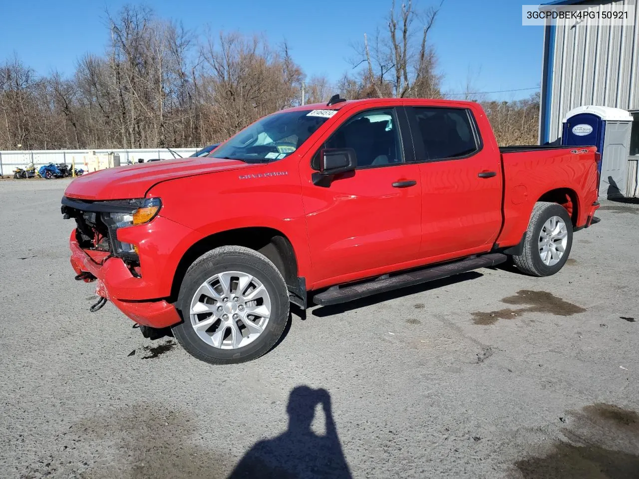 2023 Chevrolet Silverado K1500 Custom VIN: 3GCPDBEK4PG150921 Lot: 81464514