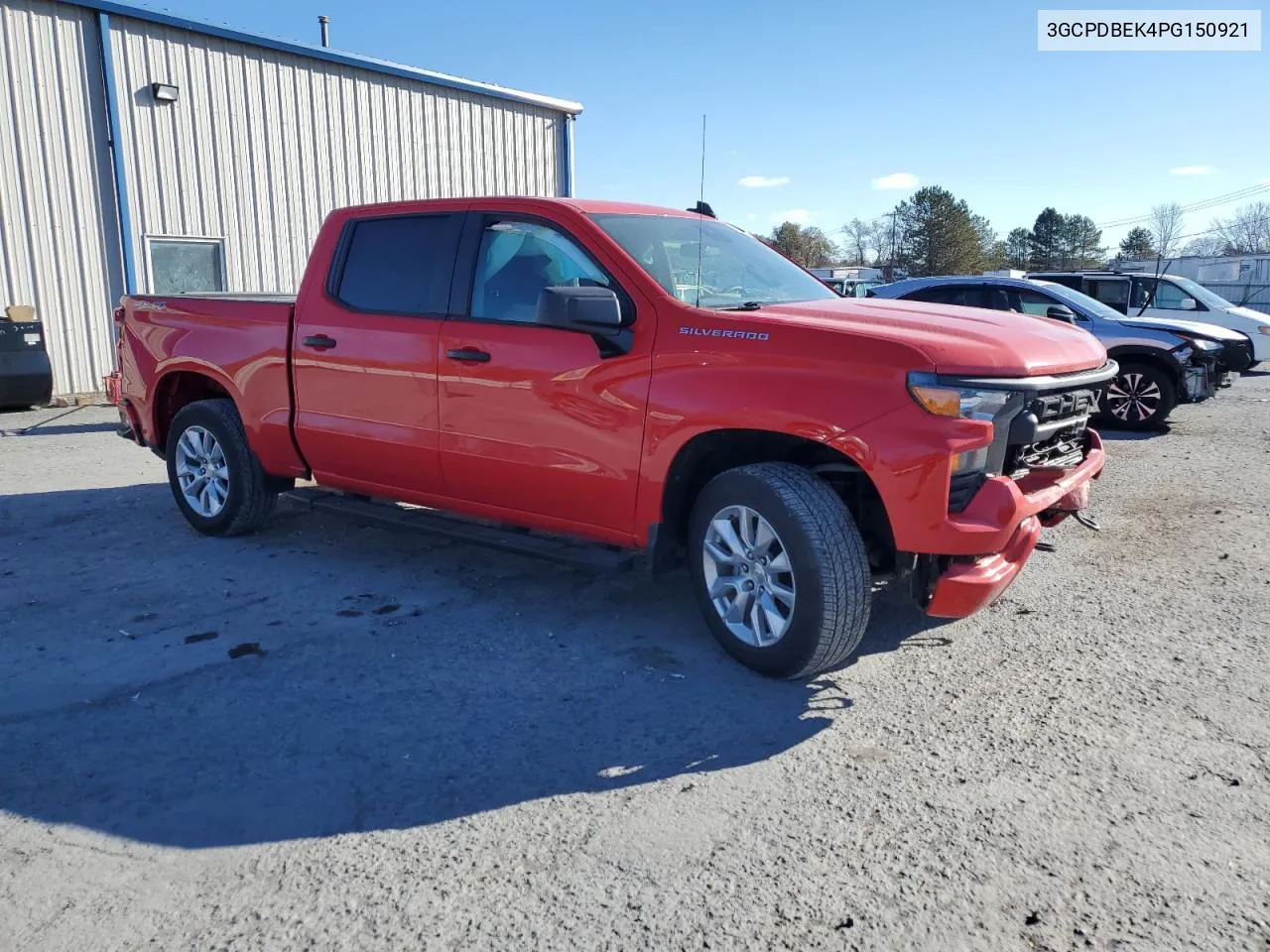 2023 Chevrolet Silverado K1500 Custom VIN: 3GCPDBEK4PG150921 Lot: 81464514