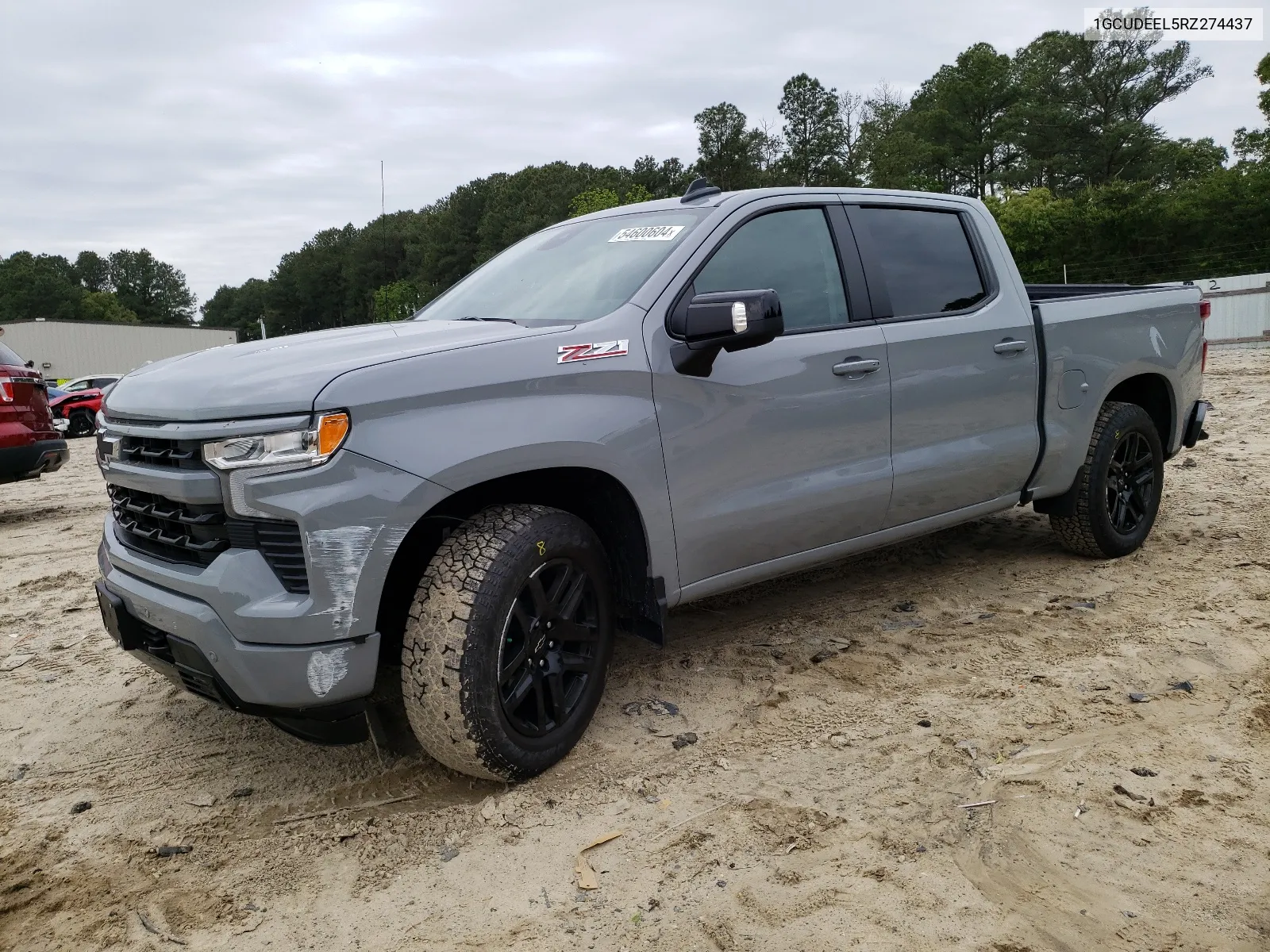 2024 Chevrolet Silverado K1500 Rst VIN: 1GCUDEEL5RZ274437 Lot: 54600604