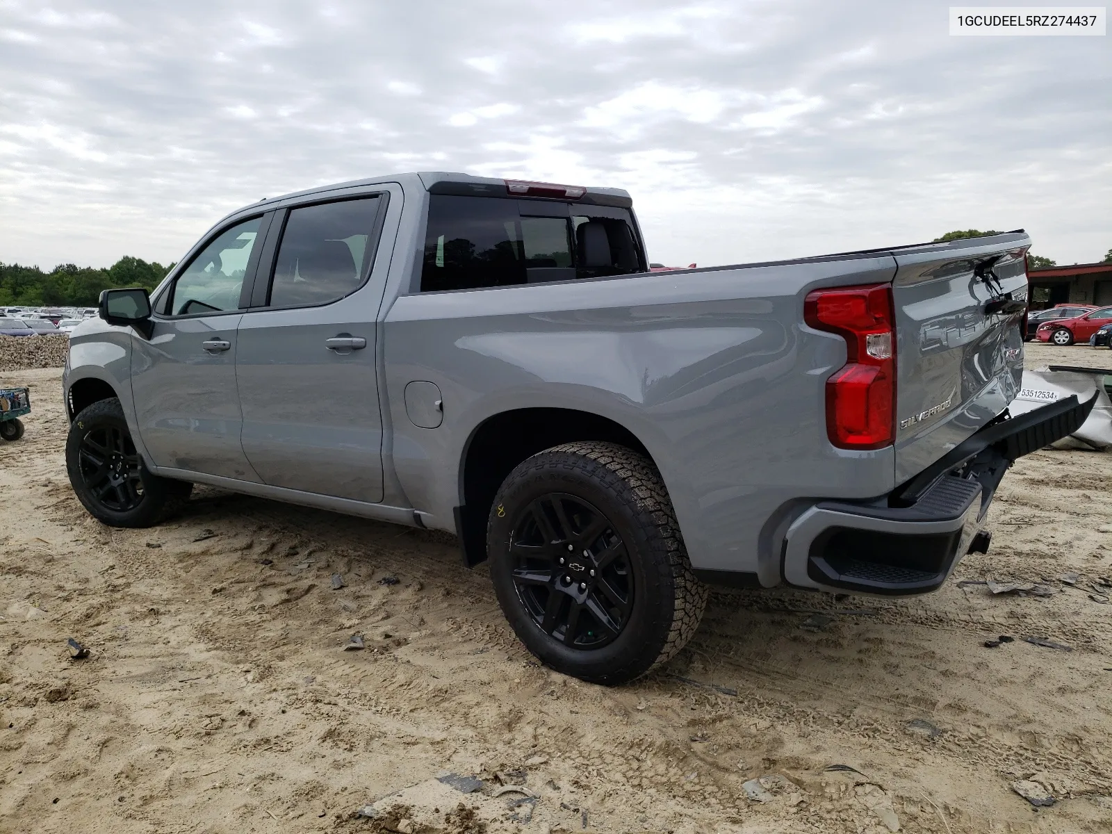 2024 Chevrolet Silverado K1500 Rst VIN: 1GCUDEEL5RZ274437 Lot: 54600604